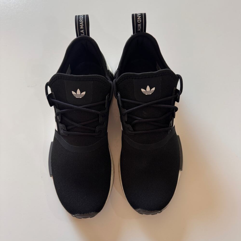adidas NMD_R1 Primeblue Black White Gray Size 9 Low Top Sneakers Shoes GZ9258 - Picture 8 of 12